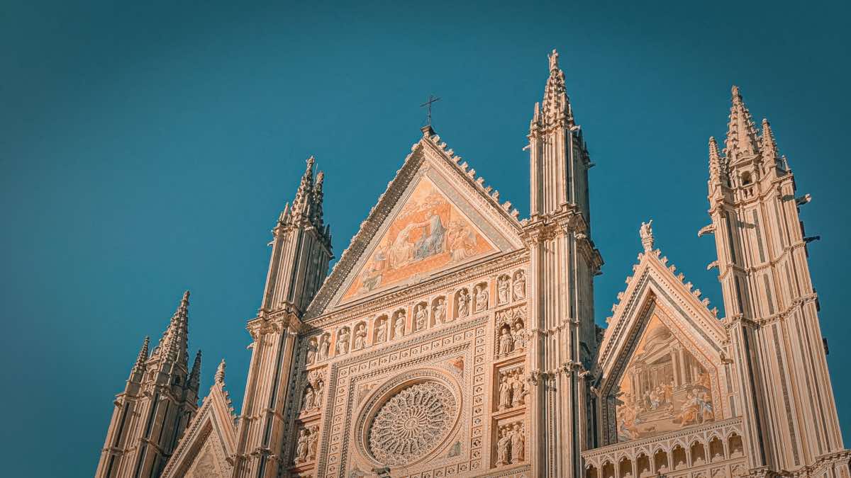 De prachtige kathedraal in Umbrië