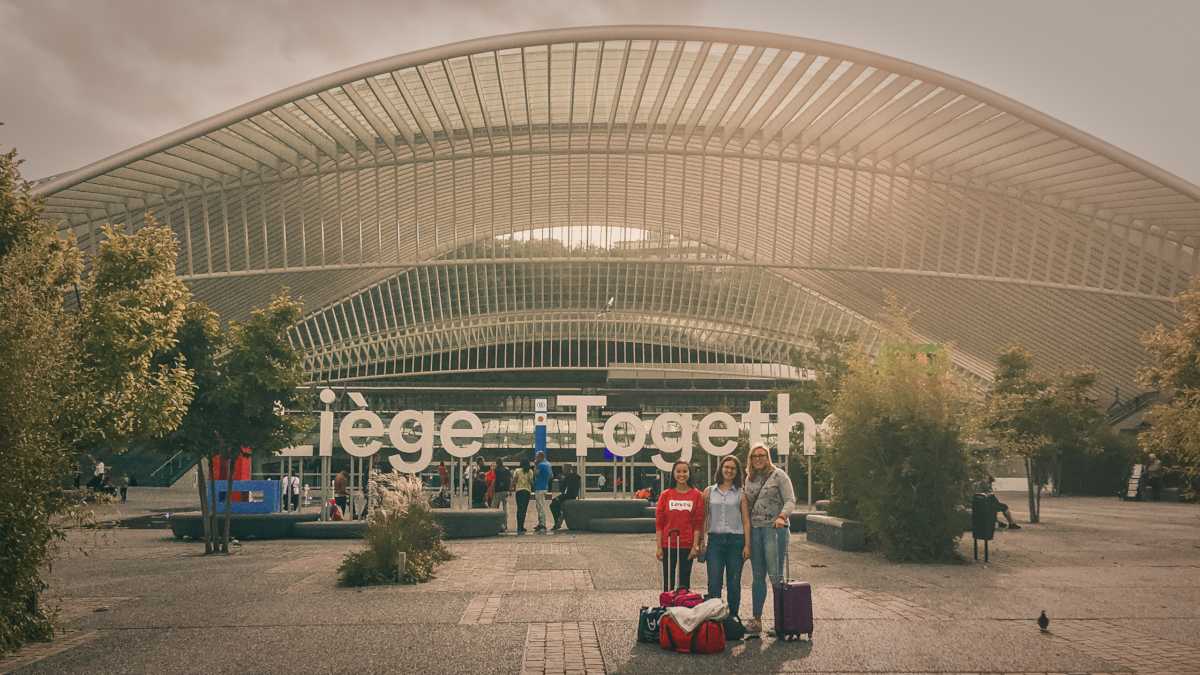 Studeren in het buitenland: het vertrek aan het station Luik-Guillemins